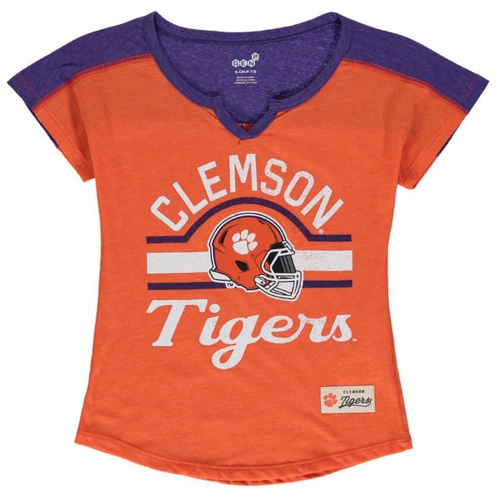 Clemson Tigers Youth "Tribute" Raglan Tee